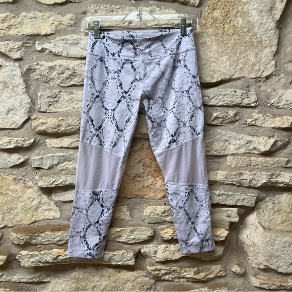 Varley Aileen python snake print legging tights mesh - Picture 3 of 8